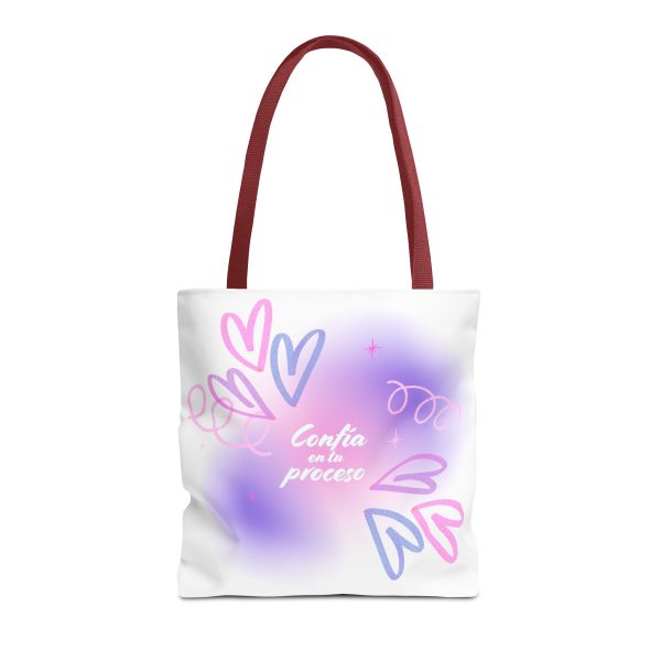 Bolsa de mano motivacional confía - blanca - Imagen 13