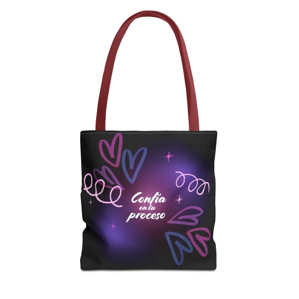 Bolsa de mano motivacional confía - negra - Imagen 10