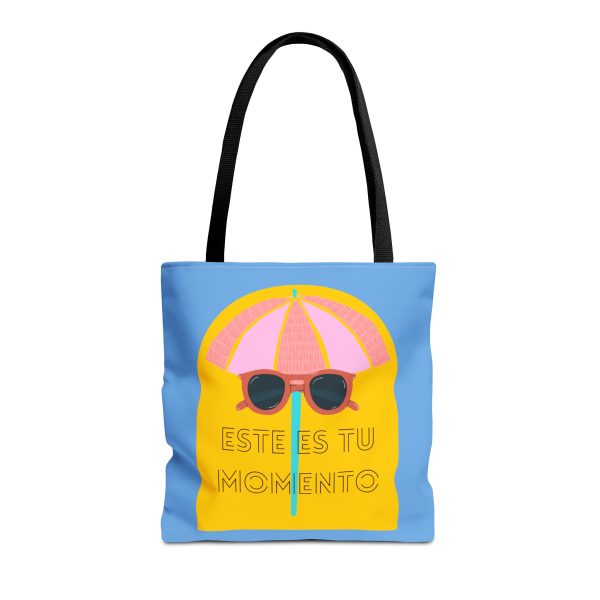 Bolsa de mano motivación cool azul - amarillo para llevar a diario - Imagen 4