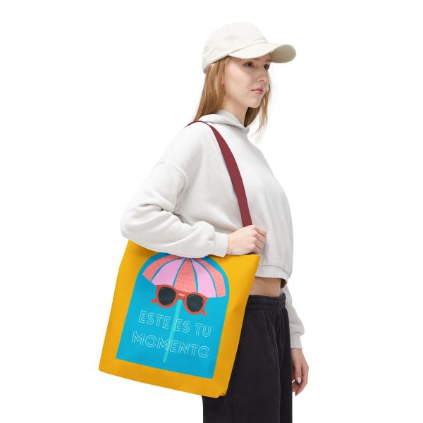 Bolsa de mano motivación cool amarillo - azul para llevar a diario - Imagen 15