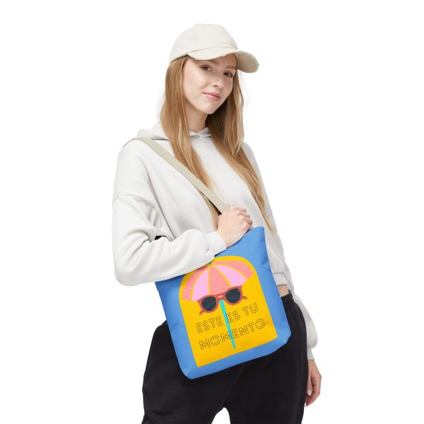Bolsa de mano motivación cool azul - amarillo para llevar a diario - Imagen 30