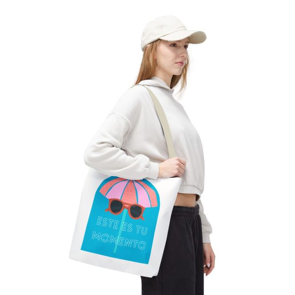 Bolsa de mano motivación cool blanco - azul para llevar a diario - Imagen 33