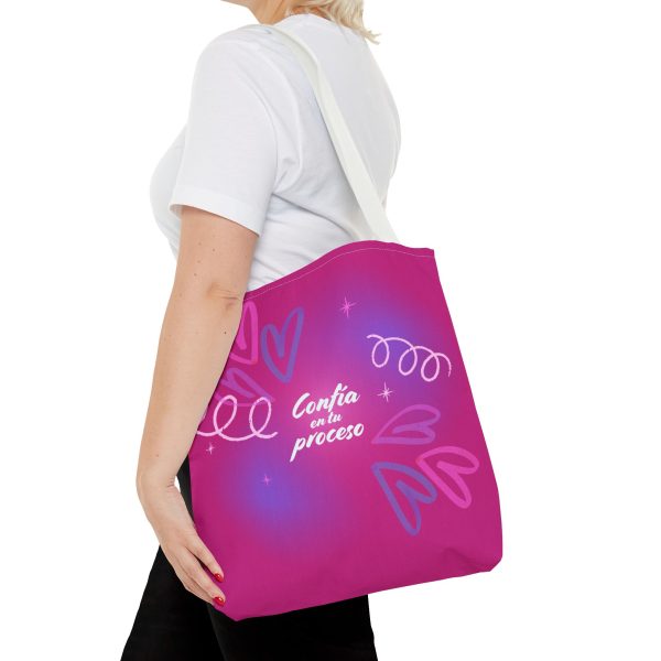Bolsa de mano motivacional confía - rosa - Imagen 24