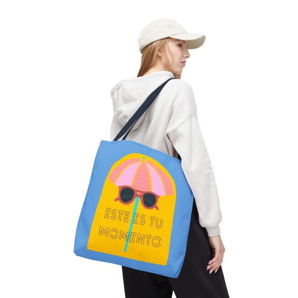 Bolsa de mano motivación cool azul - amarillo para llevar a diario - Imagen 45