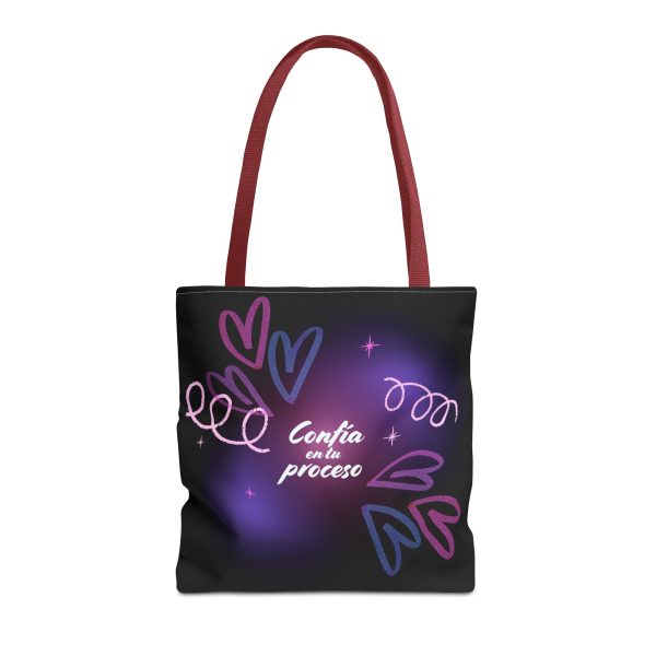 Bolsa de mano motivacional confía - negra - Imagen 13