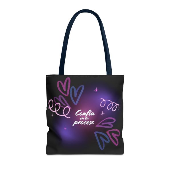 Bolsa de mano motivacional confía - negra - Imagen 40