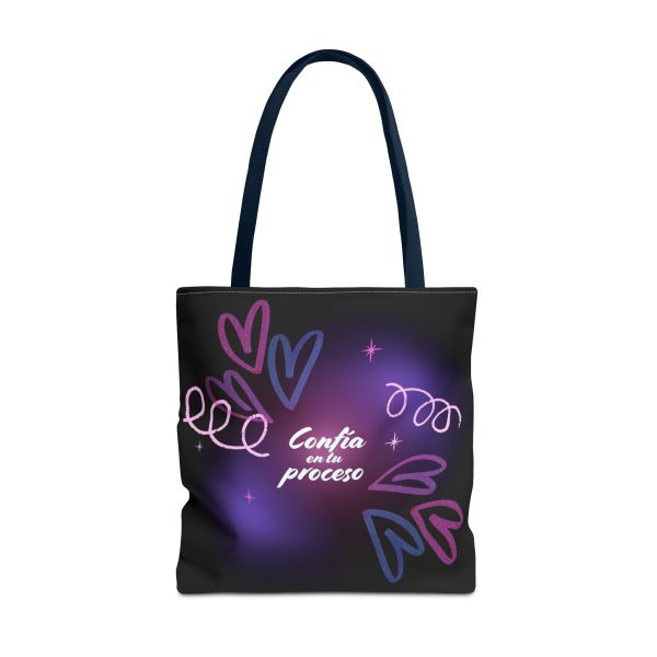 Bolsa de mano motivacional confía - negra - Imagen 43
