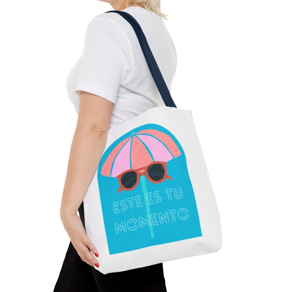 Bolsa de mano motivación cool blanco - azul para llevar a diario - Imagen 42