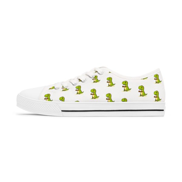 Bonitas zapatillas bajas con diseño de dino fit, calzado informal - Imagen 2