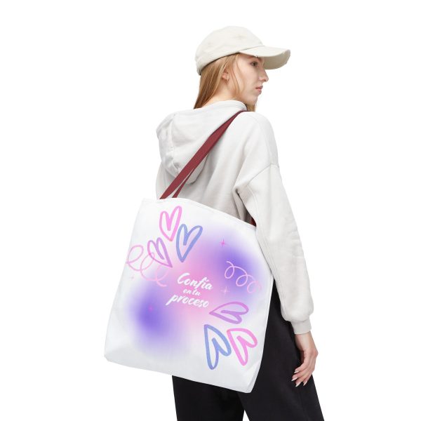 Bolsa de mano motivacional confía - blanca - Imagen 18