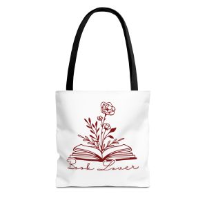 Bolsa de mano "book lover" granate