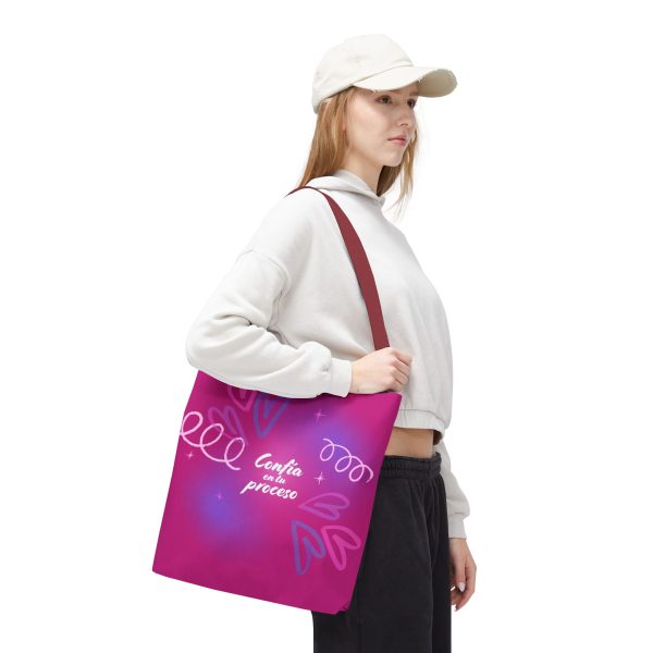 Bolsa de mano motivacional confía - rosa - Imagen 15