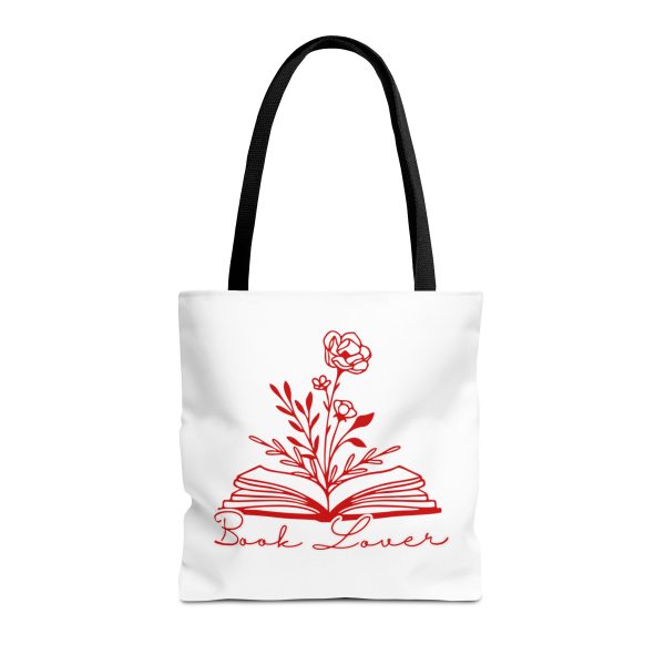 Bolsa de mano "book lover" rojo - Imagen 4