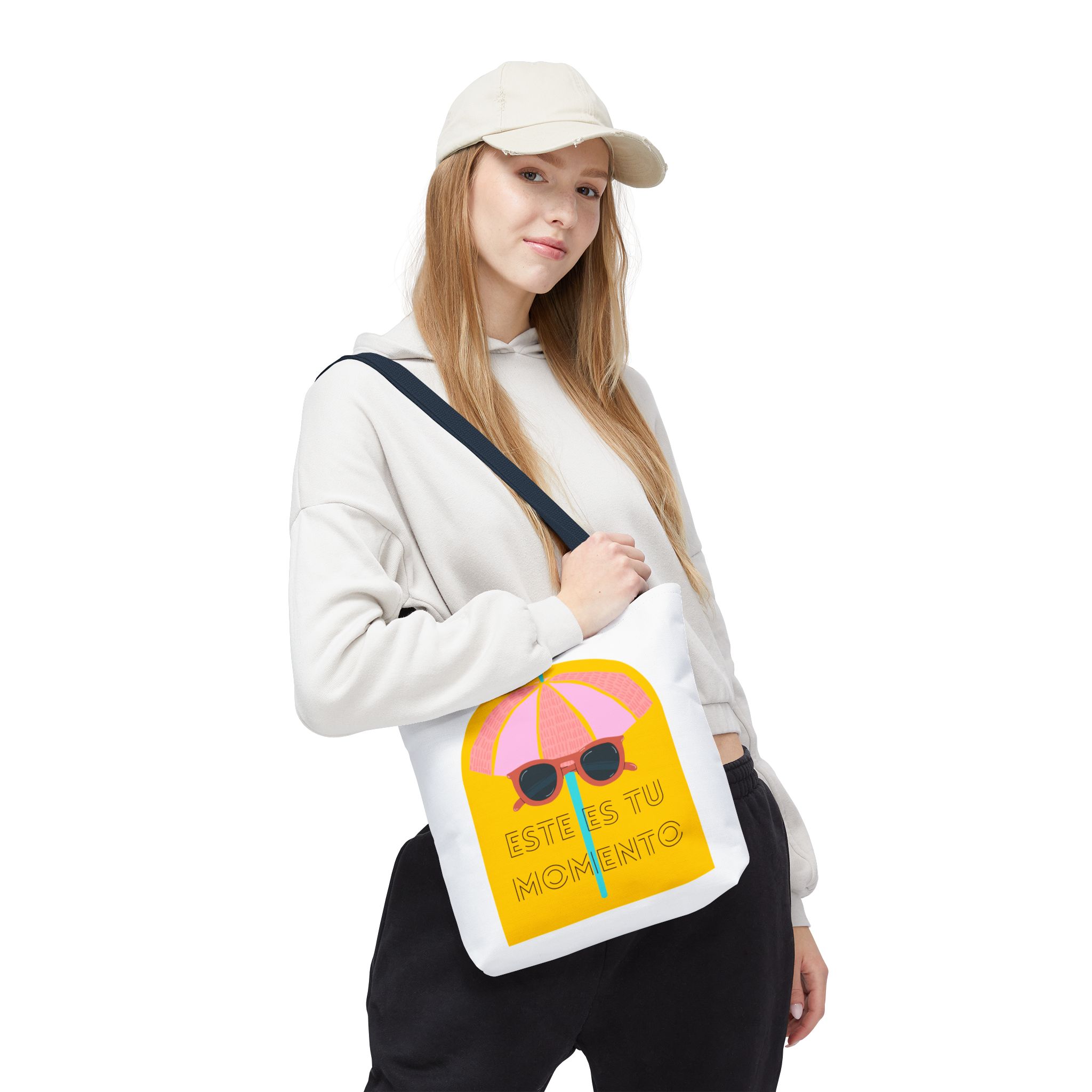 Bolsa de mano motivación cool blanco - amarillo para llevar a diario - Imagen 39