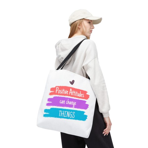 Bolsa de mano "Positive attitudes v1" - Imagen 9