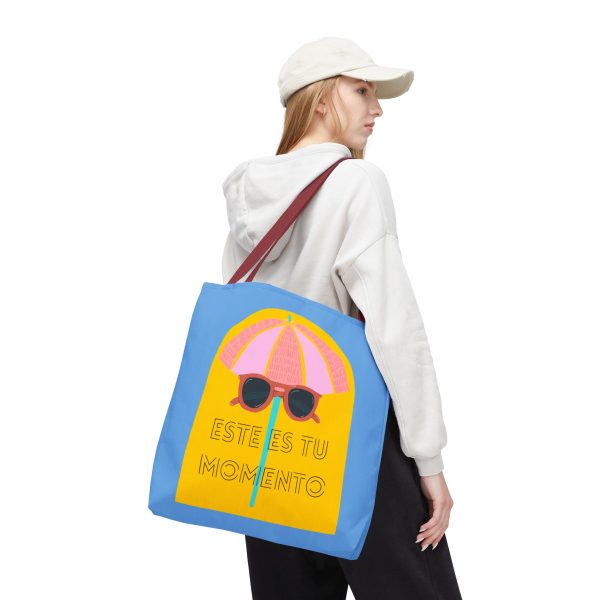 Bolsa de mano motivación cool azul - amarillo para llevar a diario - Imagen 18