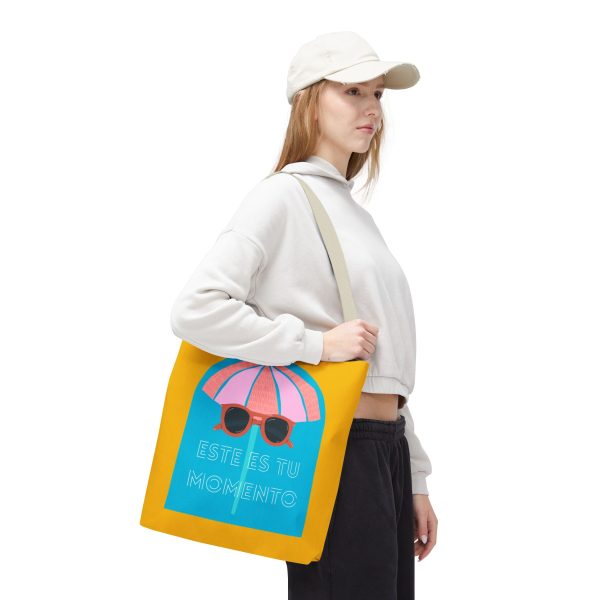 Bolsa de mano motivación cool amarillo - azul para llevar a diario - Imagen 33