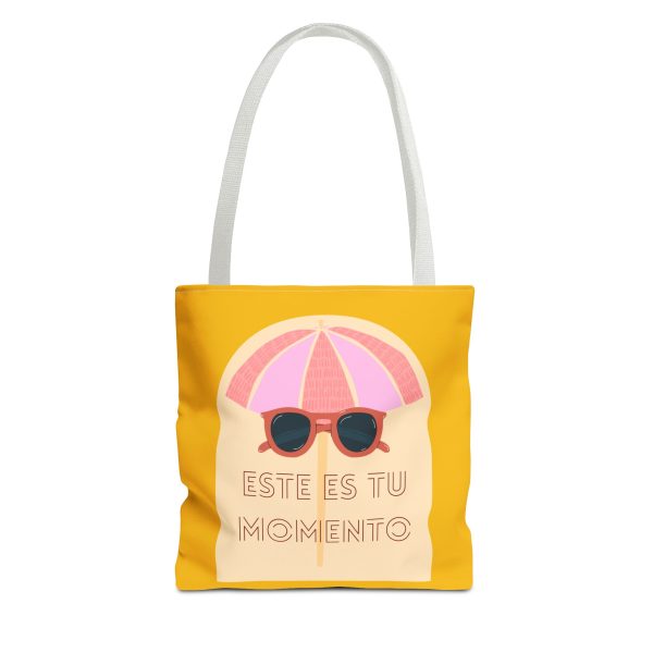 Bolsa de mano motivación cool fondo amarillo para llevar a diario. - Imagen 19