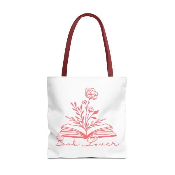 Bolsa de mano "book lover" rojo coral - Imagen 16