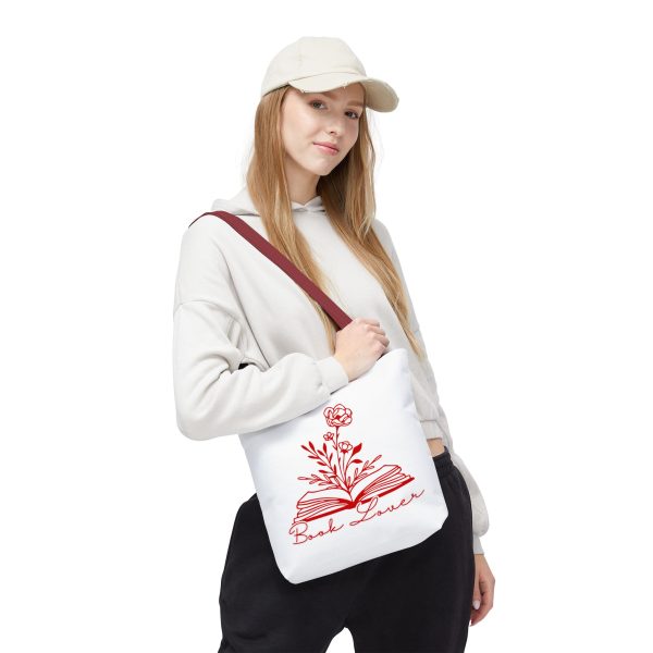 Bolsa de mano "book lover" rojo - Imagen 12