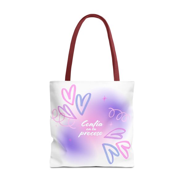 Bolsa de mano motivacional confía - blanca - Imagen 16