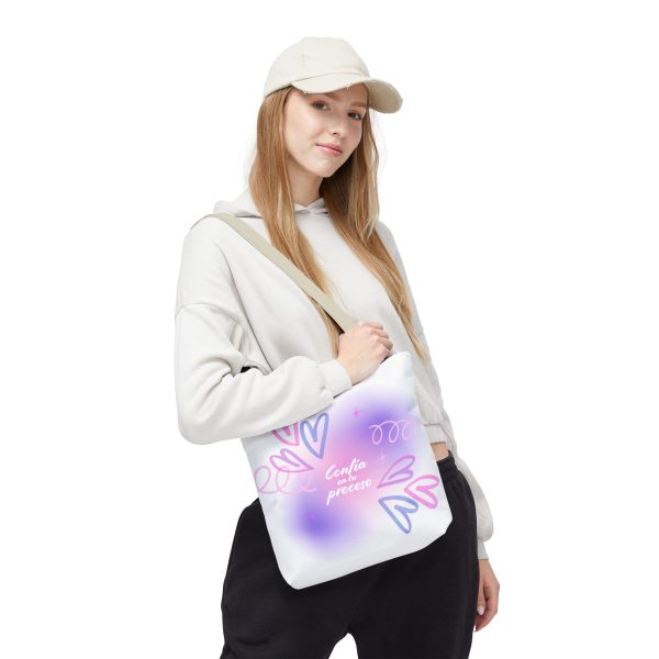 Bolsa de mano motivacional confía - blanca - Imagen 30