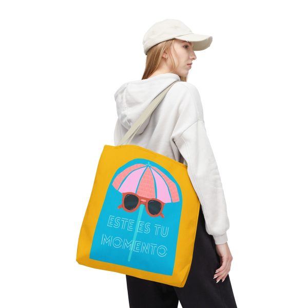 Bolsa de mano motivación cool amarillo - azul para llevar a diario - Imagen 36