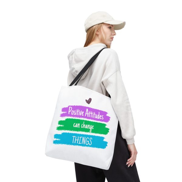 Bolsa de mano "Positive attitudes v2" - Imagen 9