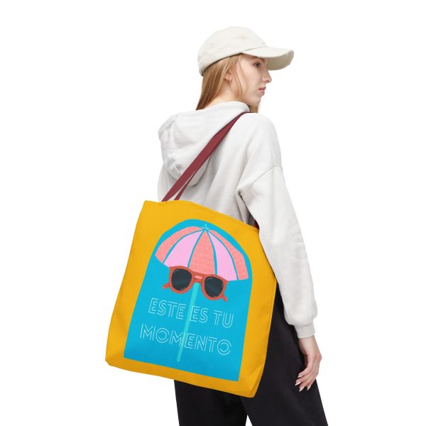 Bolsa de mano motivación cool amarillo - azul para llevar a diario - Imagen 18