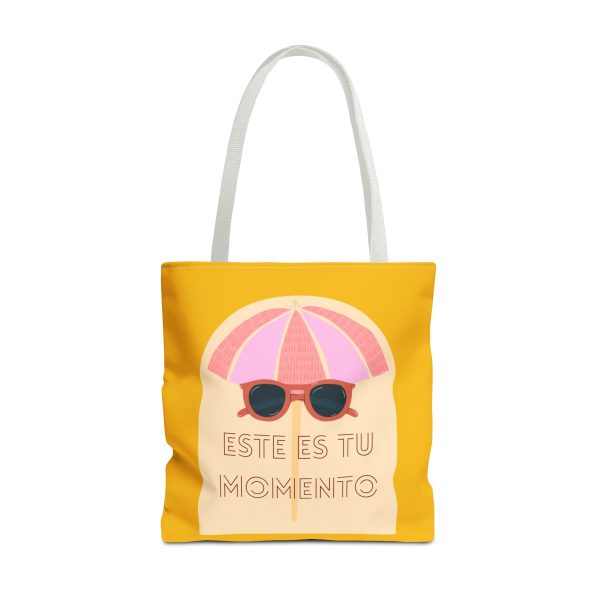 Bolsa de mano motivación cool fondo amarillo para llevar a diario. - Imagen 25
