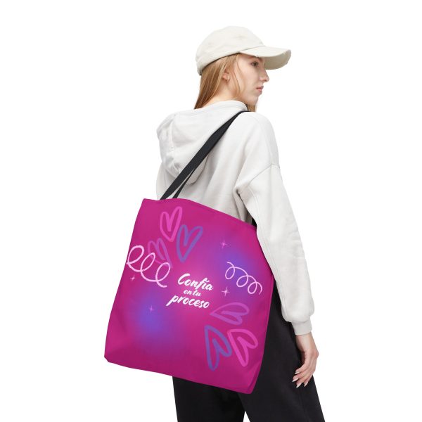 Bolsa de mano motivacional confía - rosa - Imagen 9
