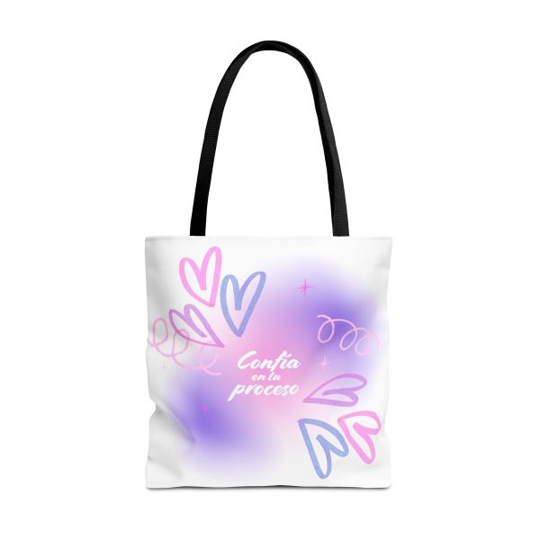 Bolsa de mano motivacional confía - blanca - Imagen 7