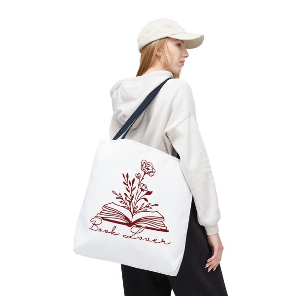Bolsa de mano "book lover" granate - Imagen 45