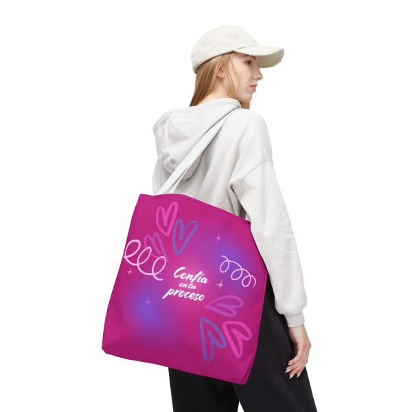 Bolsa de mano motivacional confía - rosa - Imagen 27