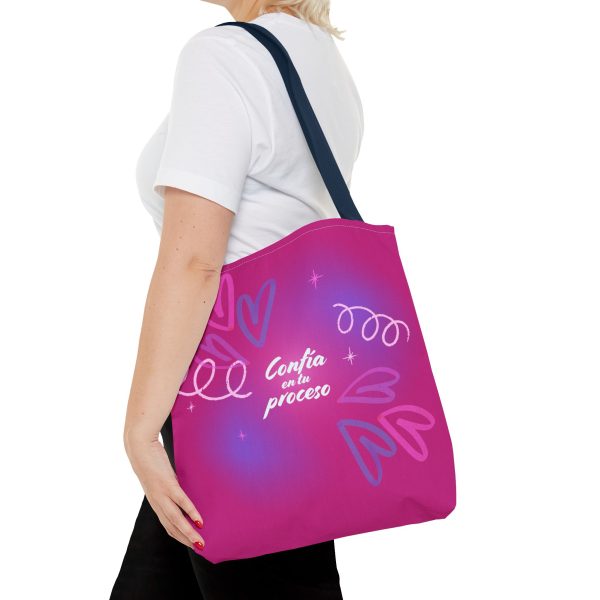 Bolsa de mano motivacional confía - rosa - Imagen 42