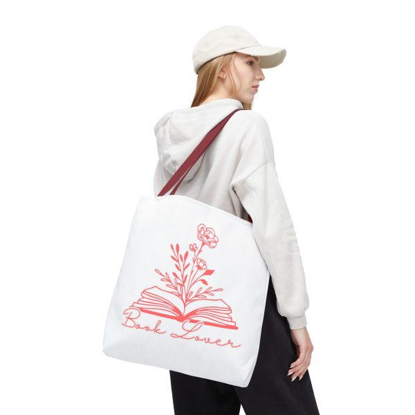 Bolsa de mano "book lover" rojo coral - Imagen 18