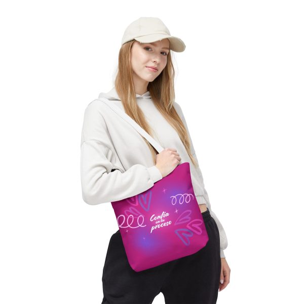 Bolsa de mano motivacional confía - rosa - Imagen 21