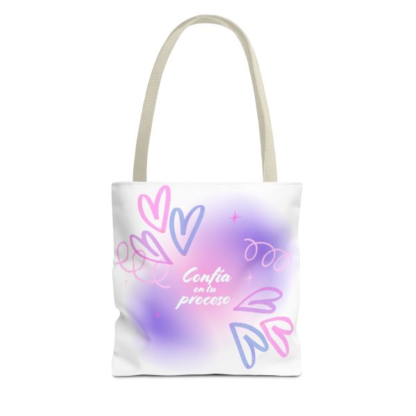 Bolsa de mano motivacional confía - blanca - Imagen 28