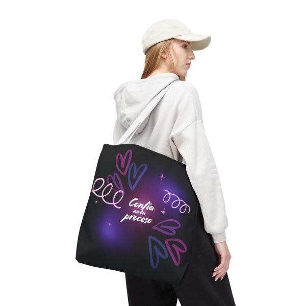 Bolsa de mano motivacional confía - negra - Imagen 27