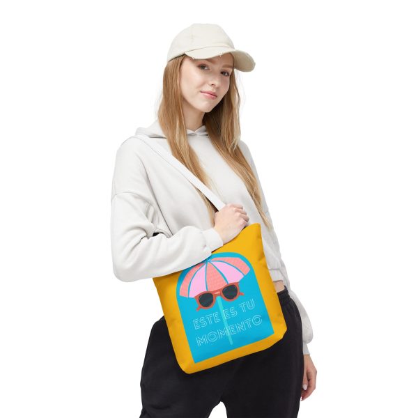 Bolsa de mano motivación cool amarillo - azul para llevar a diario - Imagen 21
