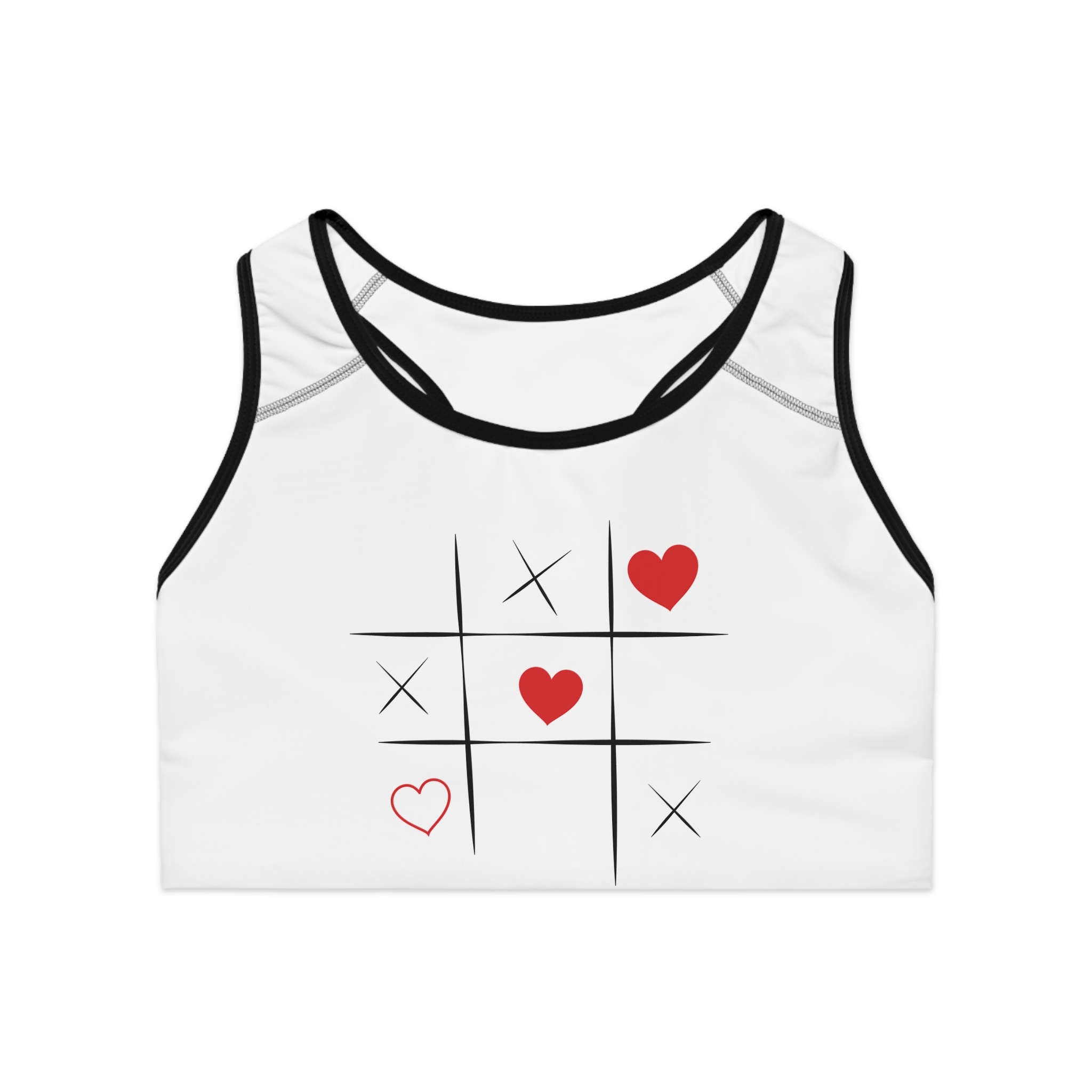Sujetador deportivo Heart & X, ropa de fitness, ropa deportiva, regalo para ella, ropa deportiva bonita. - Imagen 3