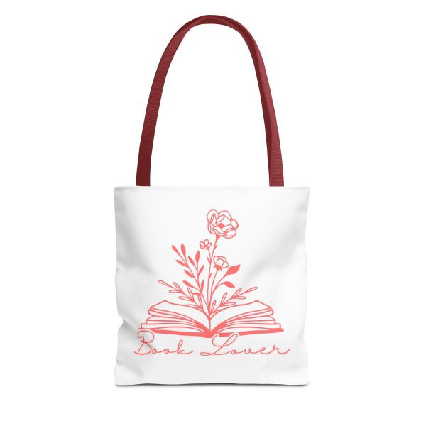 Bolsa de mano "book lover" rojo coral - Imagen 10