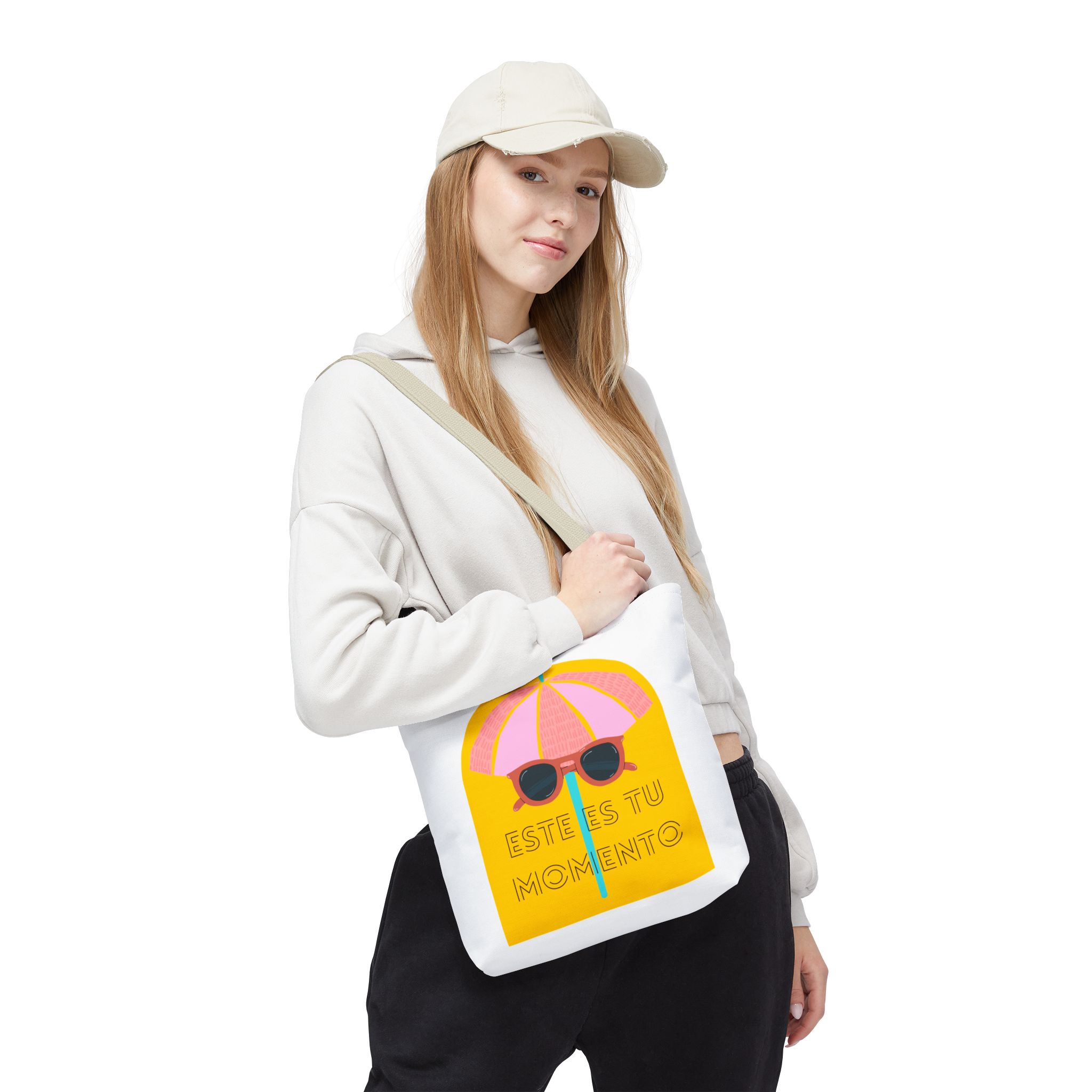 Bolsa de mano motivación cool blanco - amarillo para llevar a diario - Imagen 30
