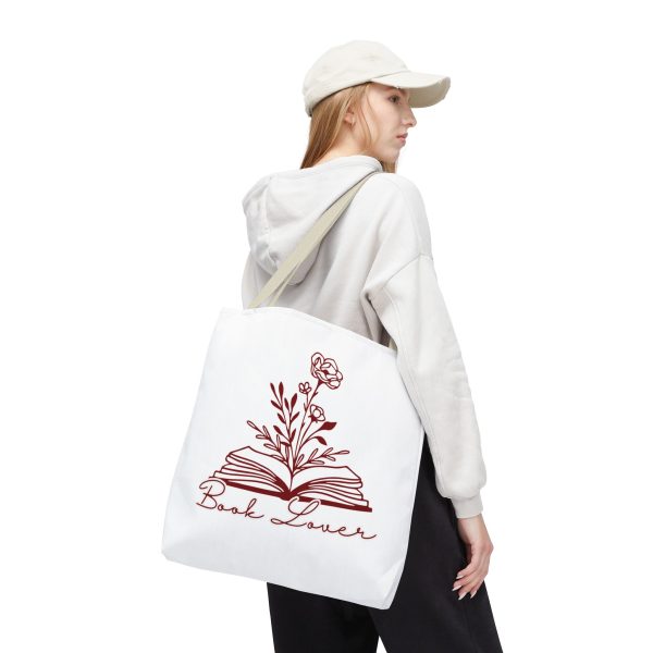 Bolsa de mano "book lover" granate - Imagen 36