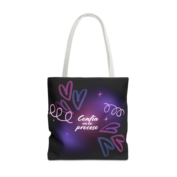 Bolsa de mano motivacional confía - negra - Imagen 25