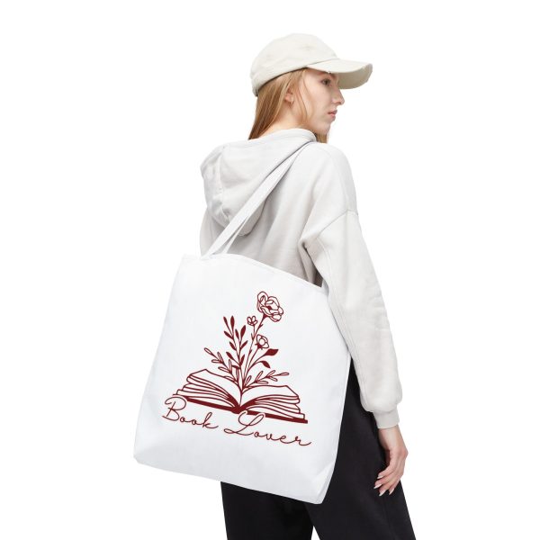 Bolsa de mano "book lover" granate - Imagen 27