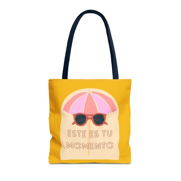 Bolsa de mano motivación cool fondo amarillo para llevar a diario. - Imagen 40