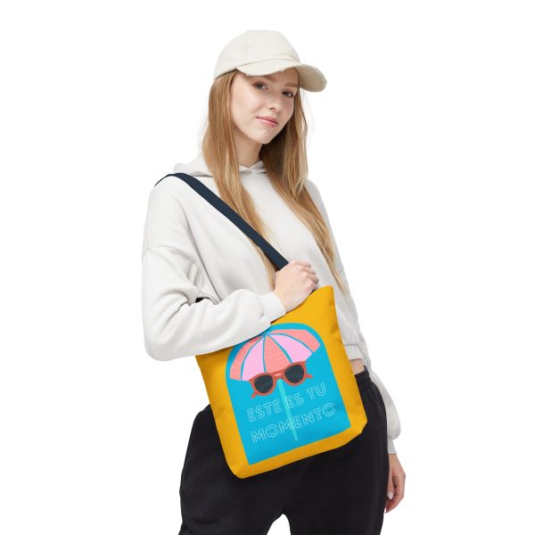 Bolsa de mano motivación cool amarillo - azul para llevar a diario - Imagen 39