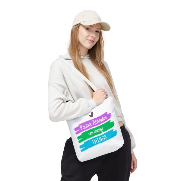 Bolsa de mano "Positive attitudes v2" - Imagen 21