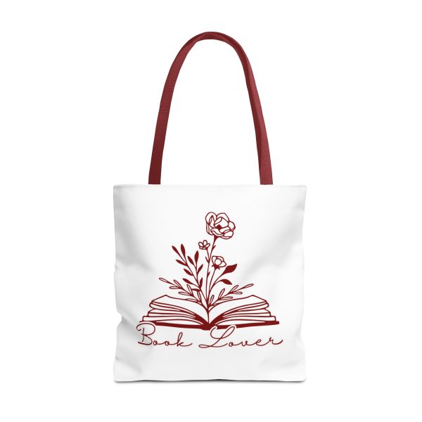 Bolsa de mano "book lover" granate - Imagen 16